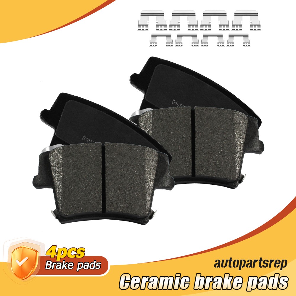 Rear Ceramic Brake Pads for Dodge Charger Magnum W/Police Package 2006-2008 5.7L