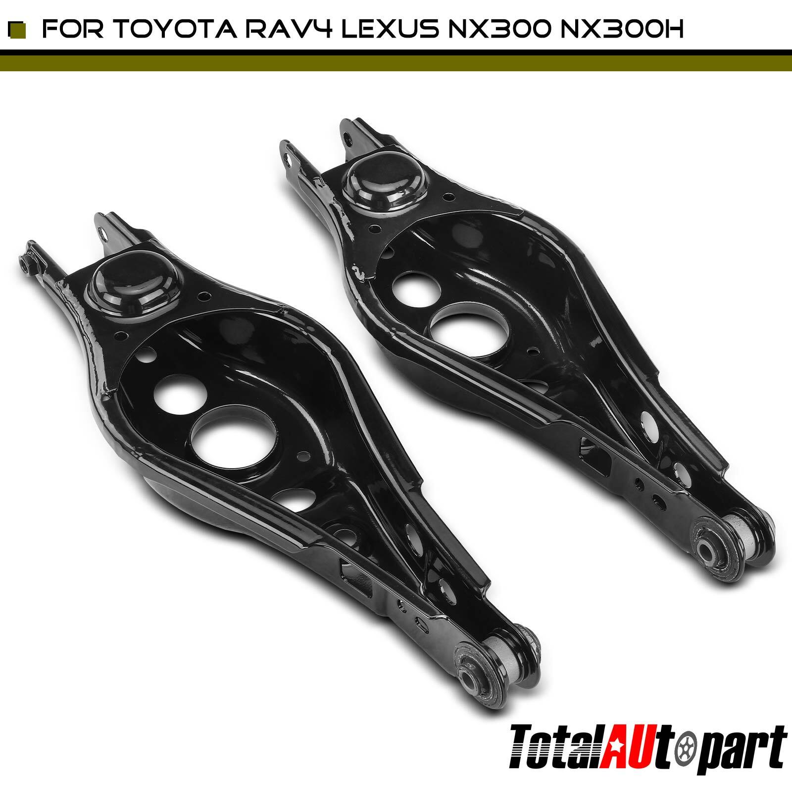 2Pcs New Control Arm for Toyota RAV4 2006-2018 Lexus NX300 Rear LH and RH Lower