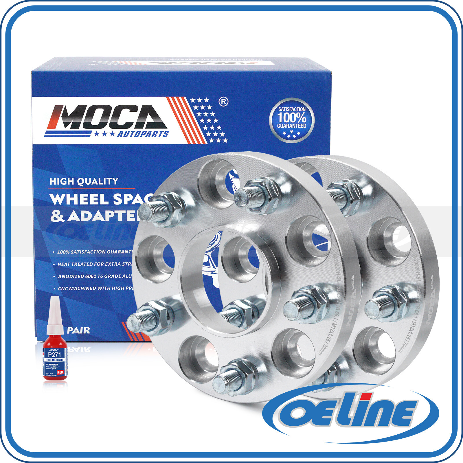 2x 20MM Hubcentric Wheel Spacer for Nissan Infiniti 5×114.3 66.1mm Bore M12x1.25