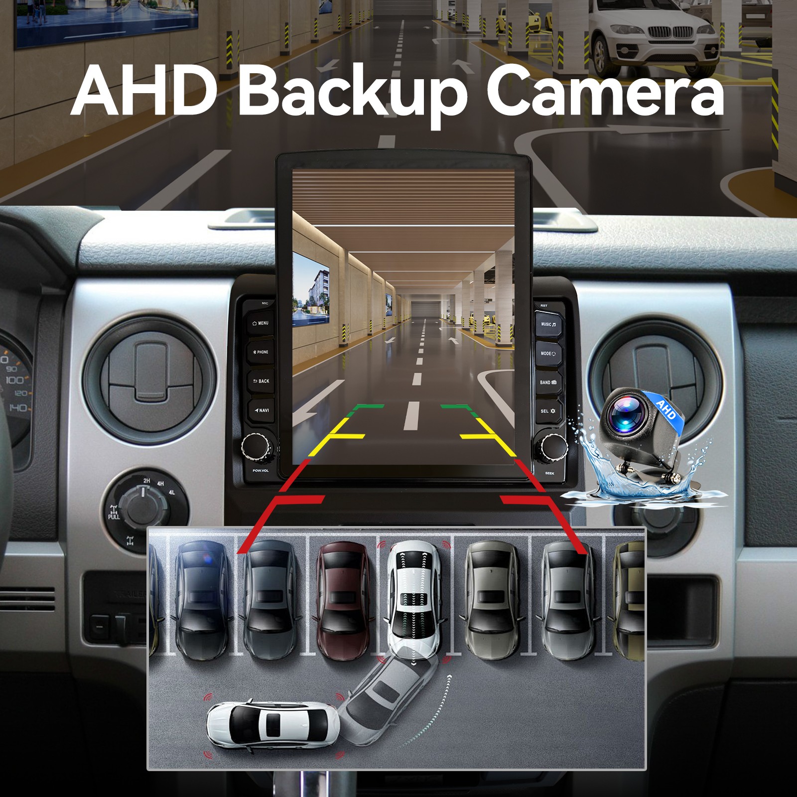 Ford F150 (2009-2014) – 9.7″ Android 13 CarPlay Stereo with GPS Navigation