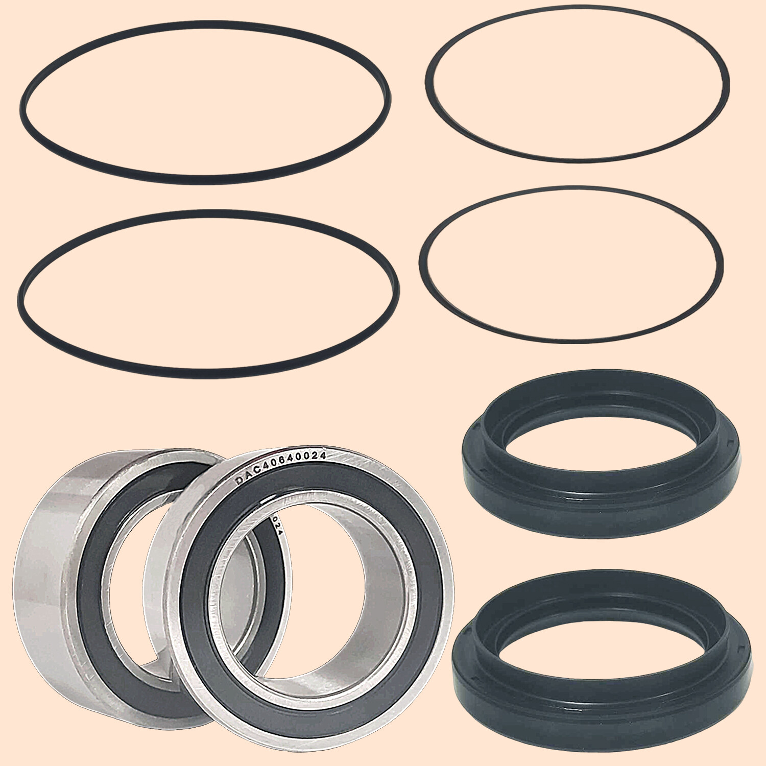 Rear Wheel Axle Bearings & Seals Kit for Yamaha Raptor 700 700R YFM700 2006-2023