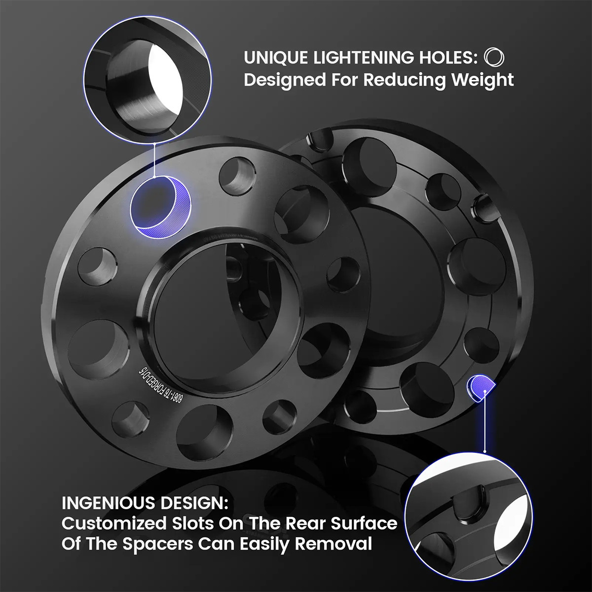 2PC 15MM THICK 5X112 66.5MM C.B WHEEL SPACER+10 BOLTS FIT AUDI/MACAN STOCK WHEEL