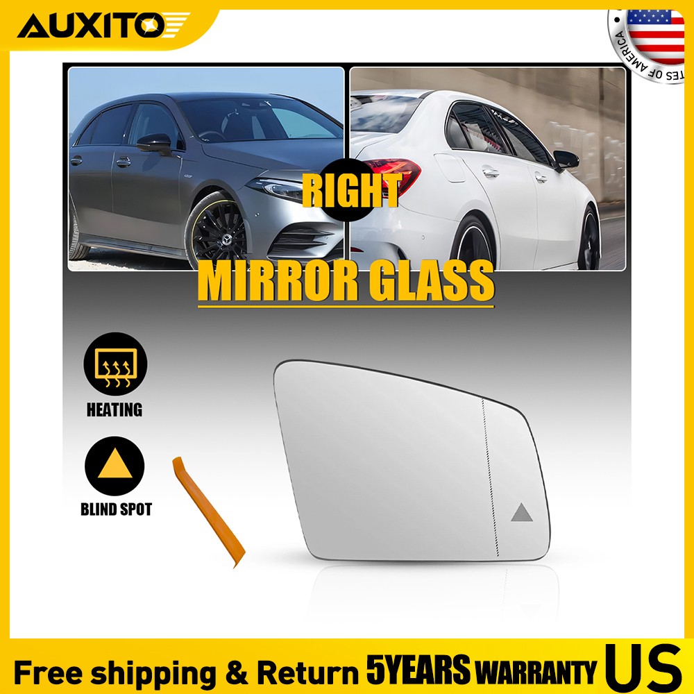 Passenger Side Mirror Glass Heat W/Blind Spot for Benz CL600 CLA250 CLS400