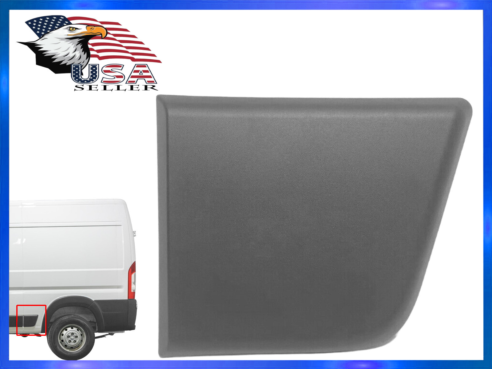 For 2014-2018 Ram Promaster 1500-3500 Rear Body Side Trim Molding Left Driver