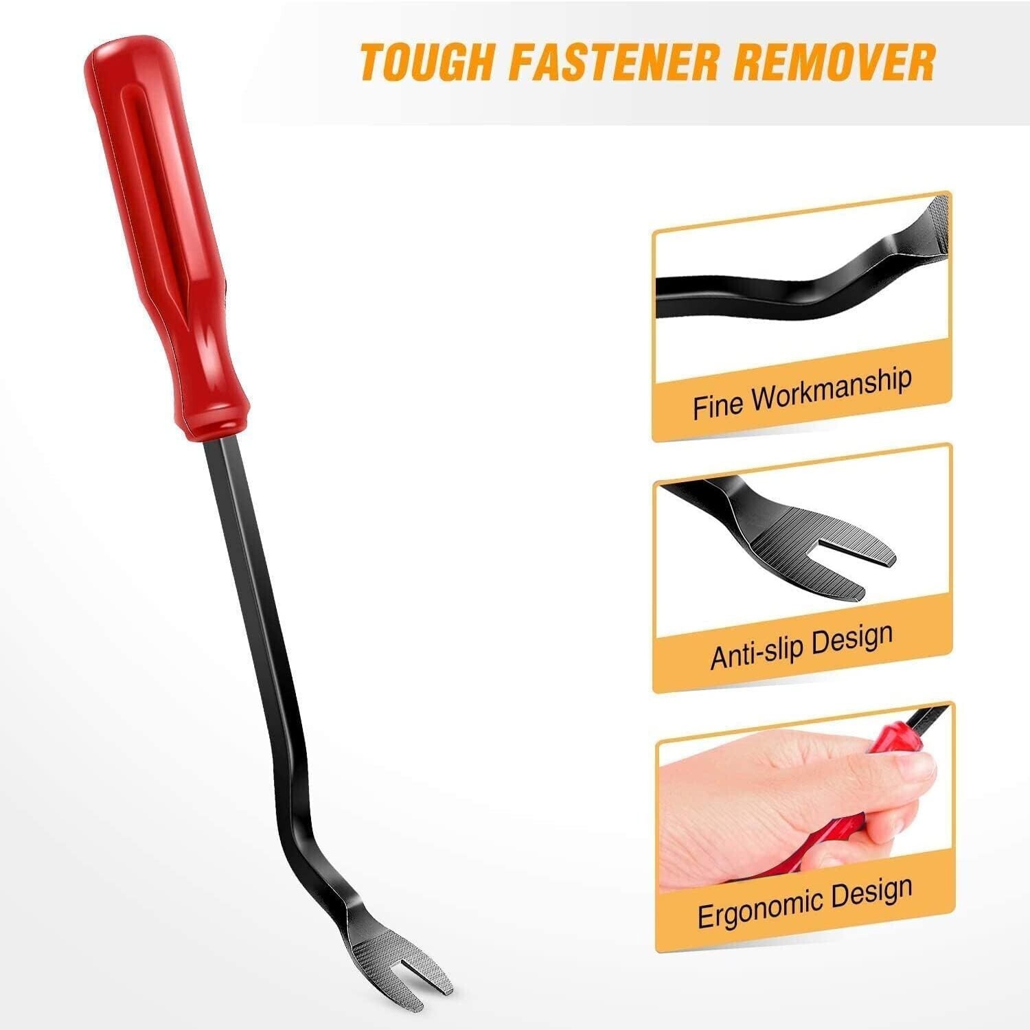 Set of 5 Car Trim REMOVAL Tool For Door Panel Fastener Dashboard Plastic NEW