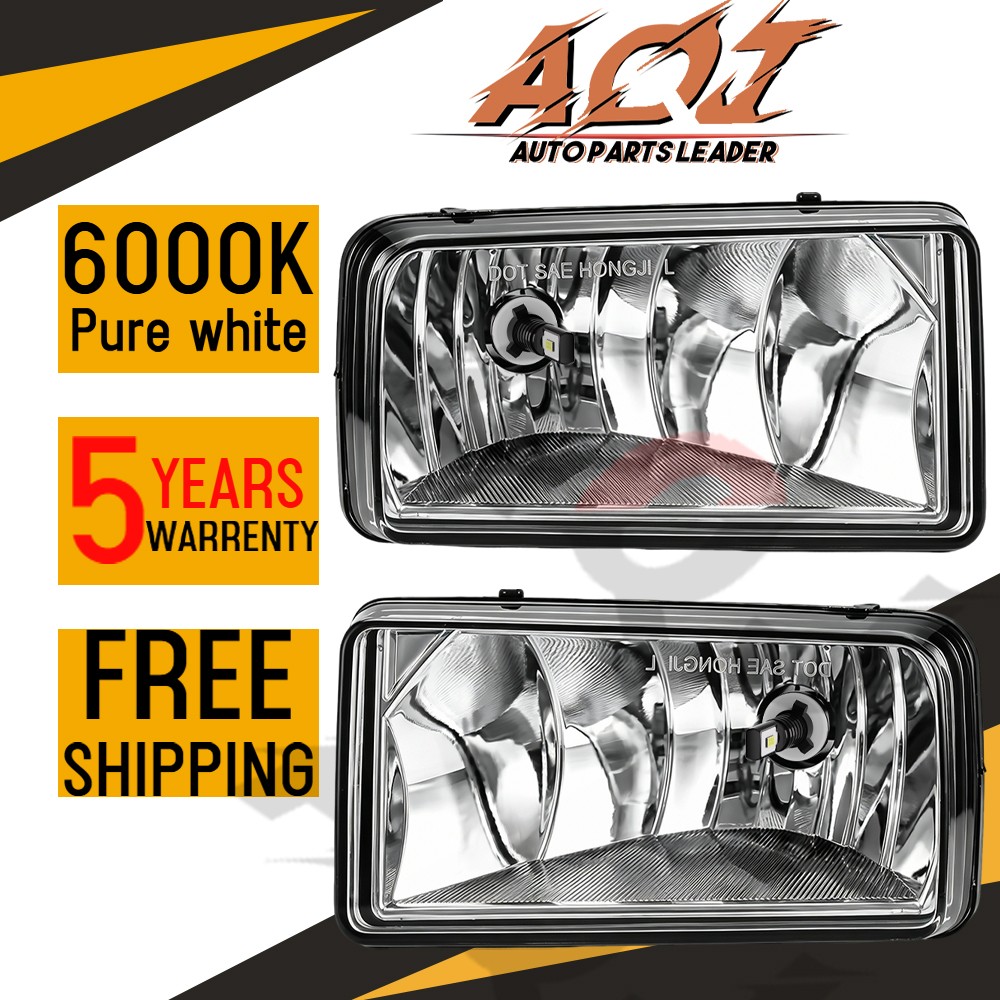 LED Front Bumper Fog Lights Lamp For Chevrolet Silverado 1500 2007-2015