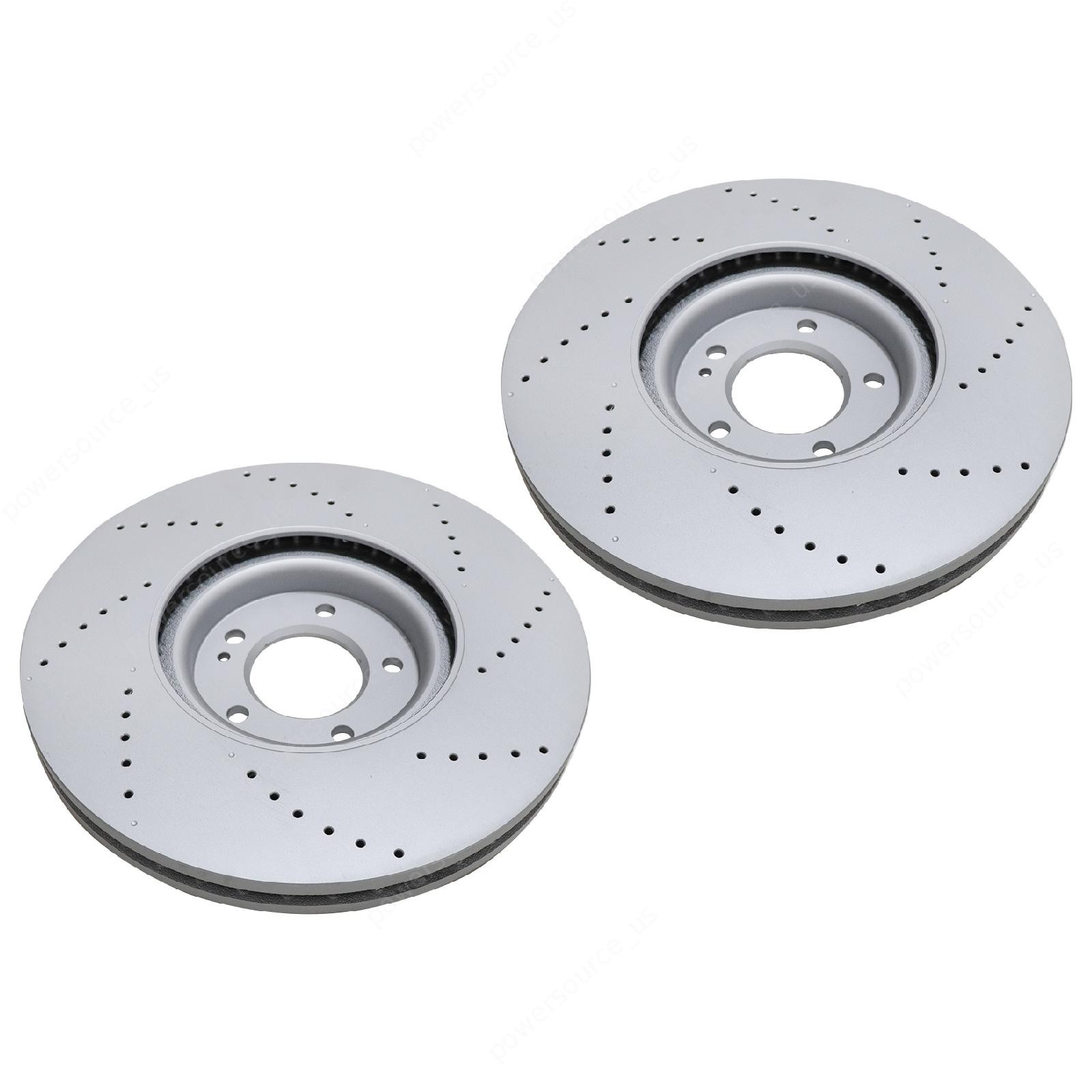 2Pcs Front Brake Discs Rotors 4634210500 Fit For Mercedes Benz G63 463 2019-23