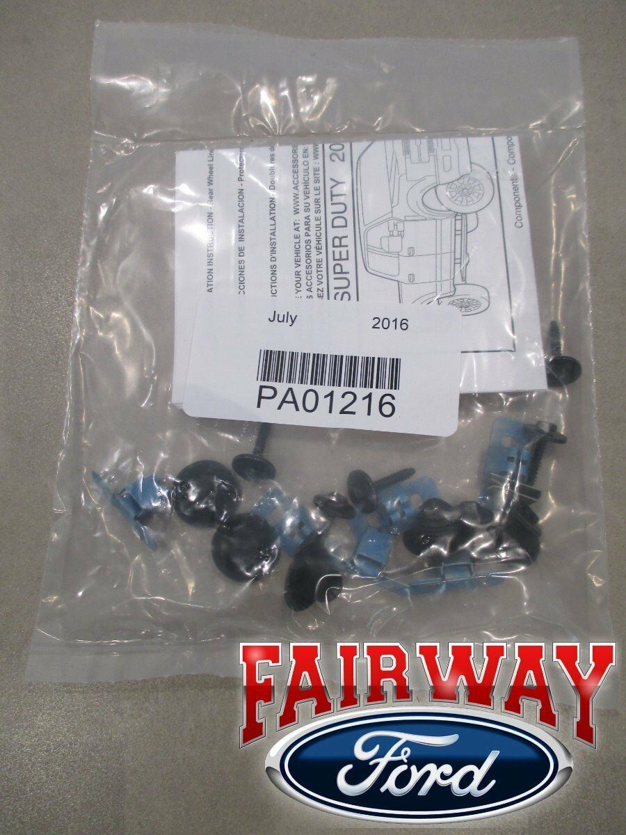 2023 Super Duty F250 F350 OEM Ford Parts Rear Wheel Well Liner Kit PC3Z9927886A