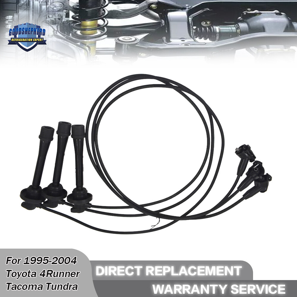 Spark Plug Wires For 1995-2004 Toyota 4Runner Tacoma Tundra 3.4L V6 19037-62050