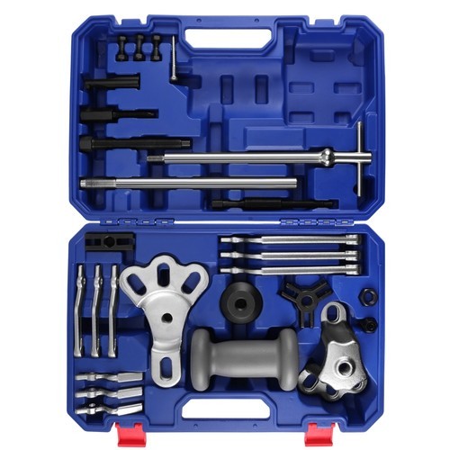 DURATECH Harmonic Balancer Puller Set Adjustable 3-Jaw Puller 3/8” Square Drive