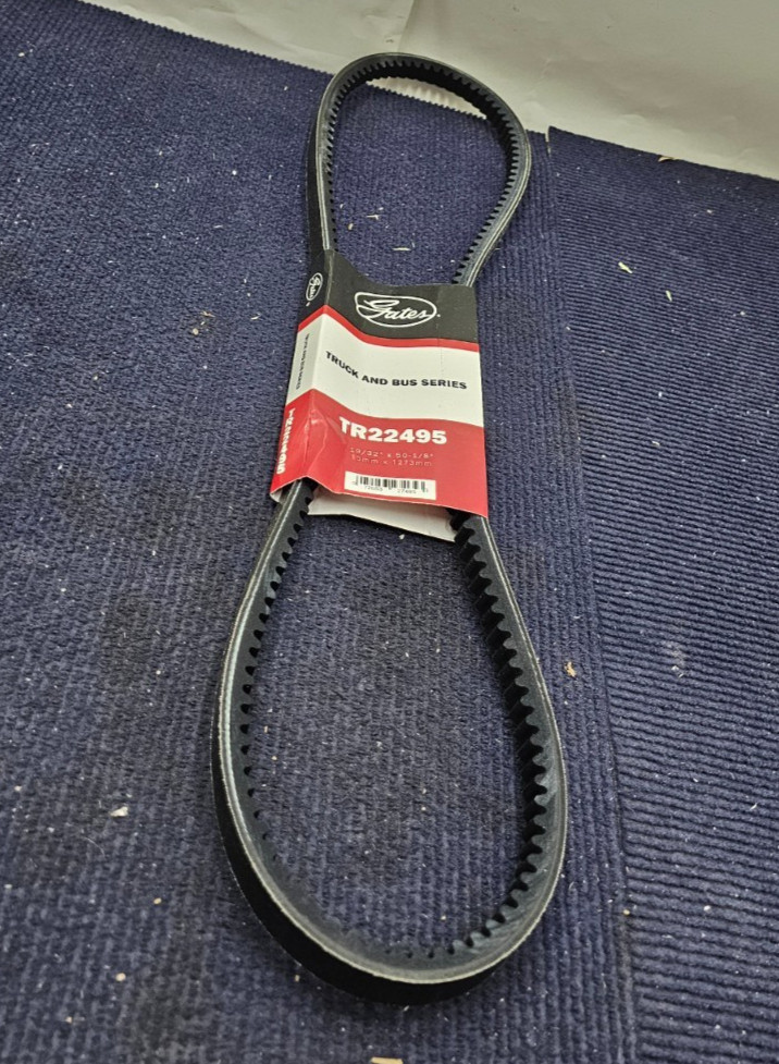 Gates TR22495 Accessory Drive Belt Fits International 90-94 3800, 91-92 3700