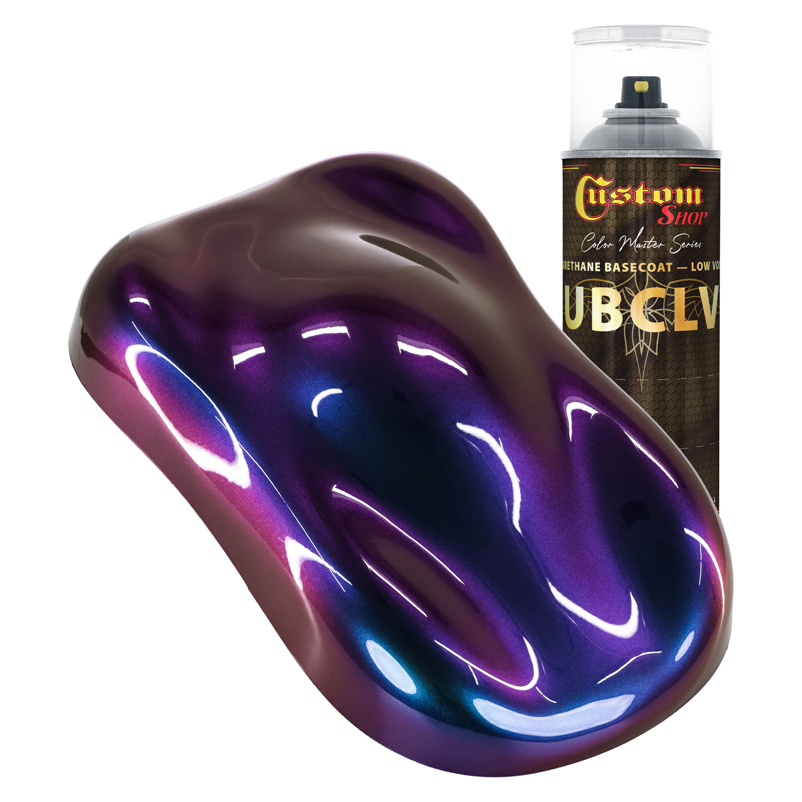 Custom Color Shift Automotive Paint – Cyan to Purple Shifting Effect – Spray Can
