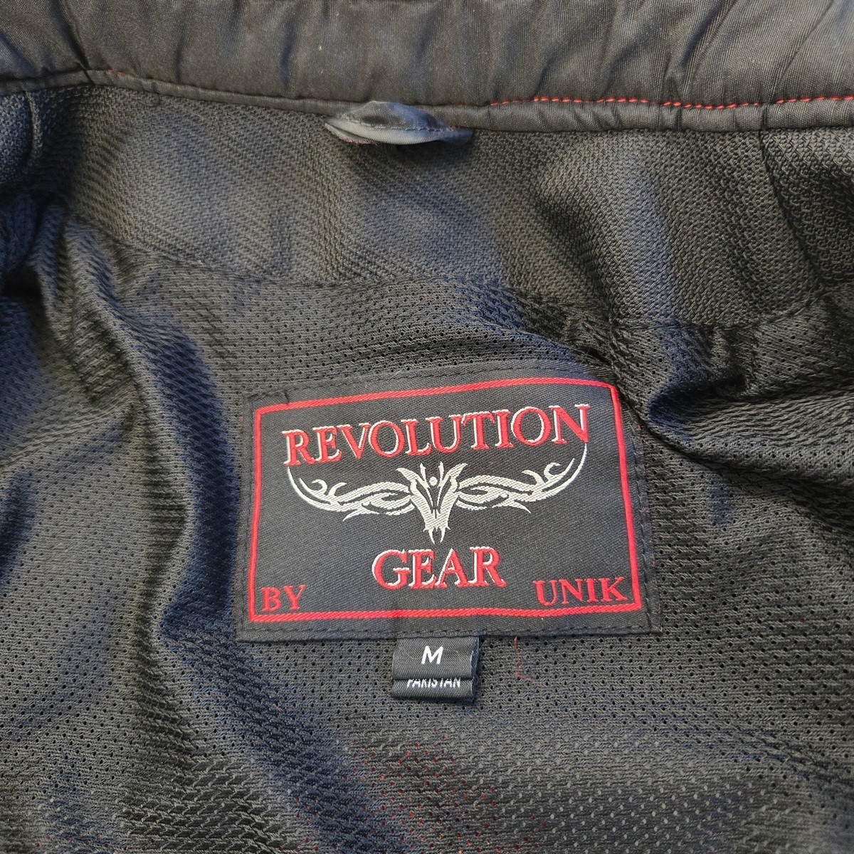 Revolution Gear Black Red Rose Embroidered Women’s Lined Riding Jacket Size M