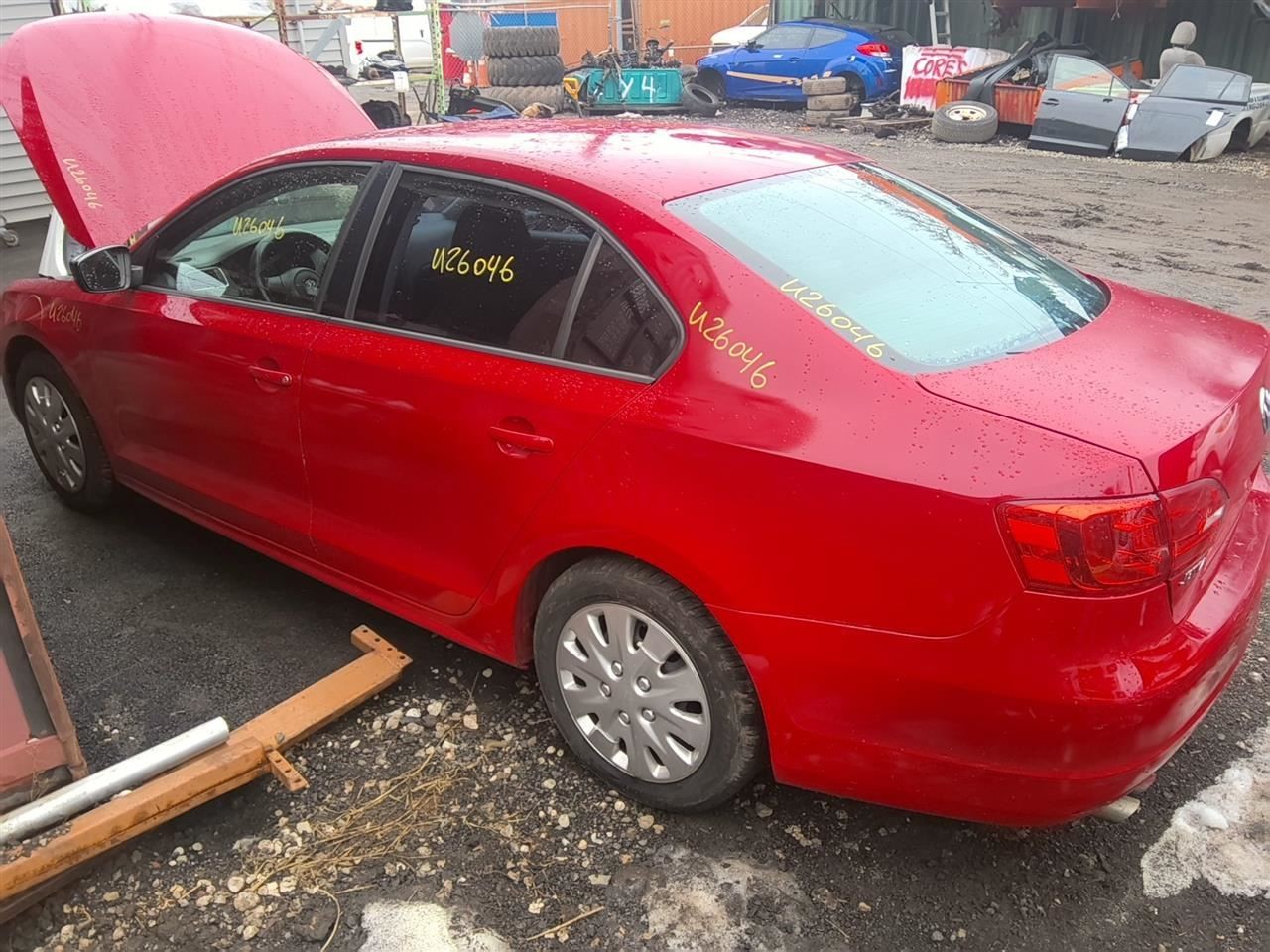 Rear Bumper Sedan Base Without Park Assist Fits 11-14 JETTA 377008