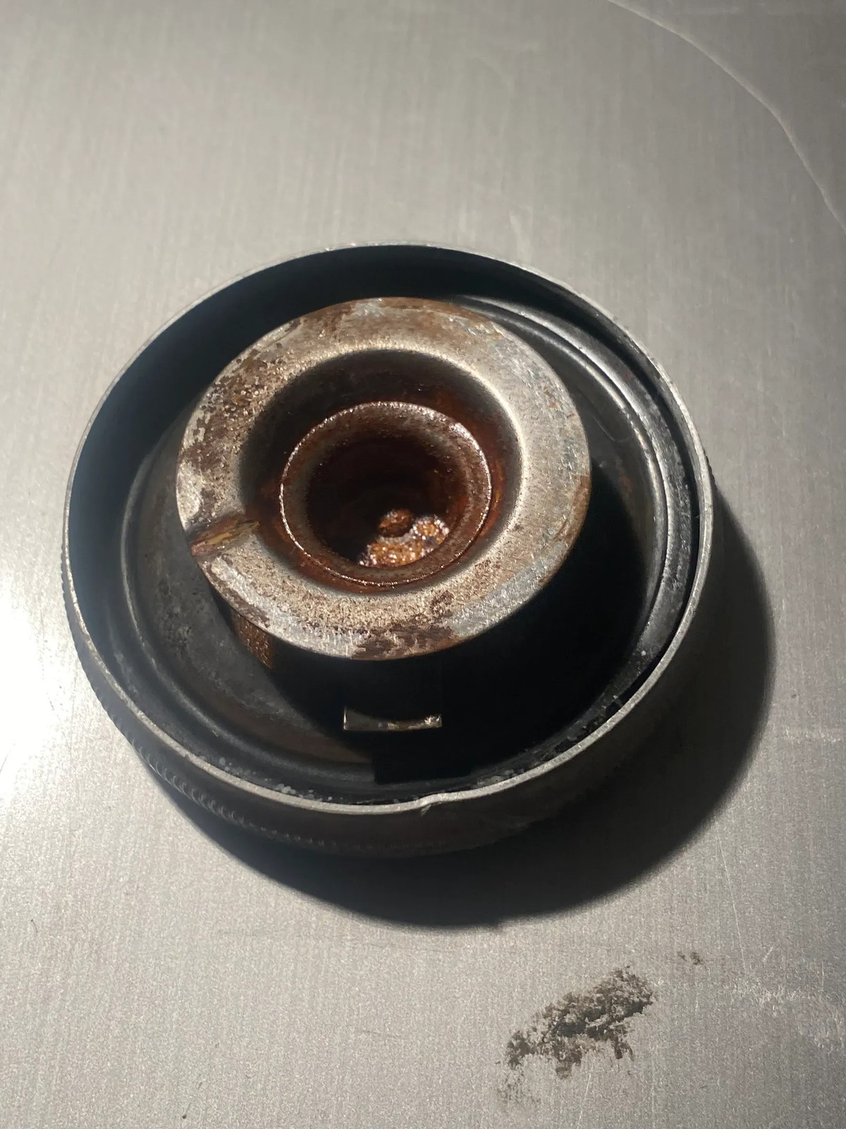 Original Simson fuel tank cap, mixture ratio 1:50, for S50, S51 Schwalbe Star SR