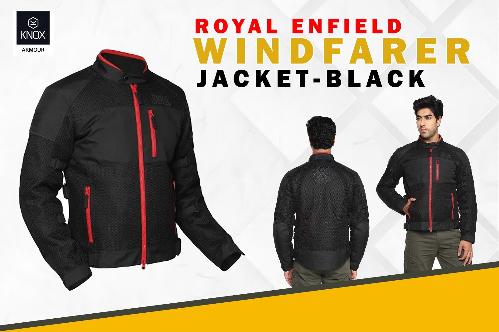 Royal Enfield “Men’s Windfarer Riding Jacket Black XL 44CM”