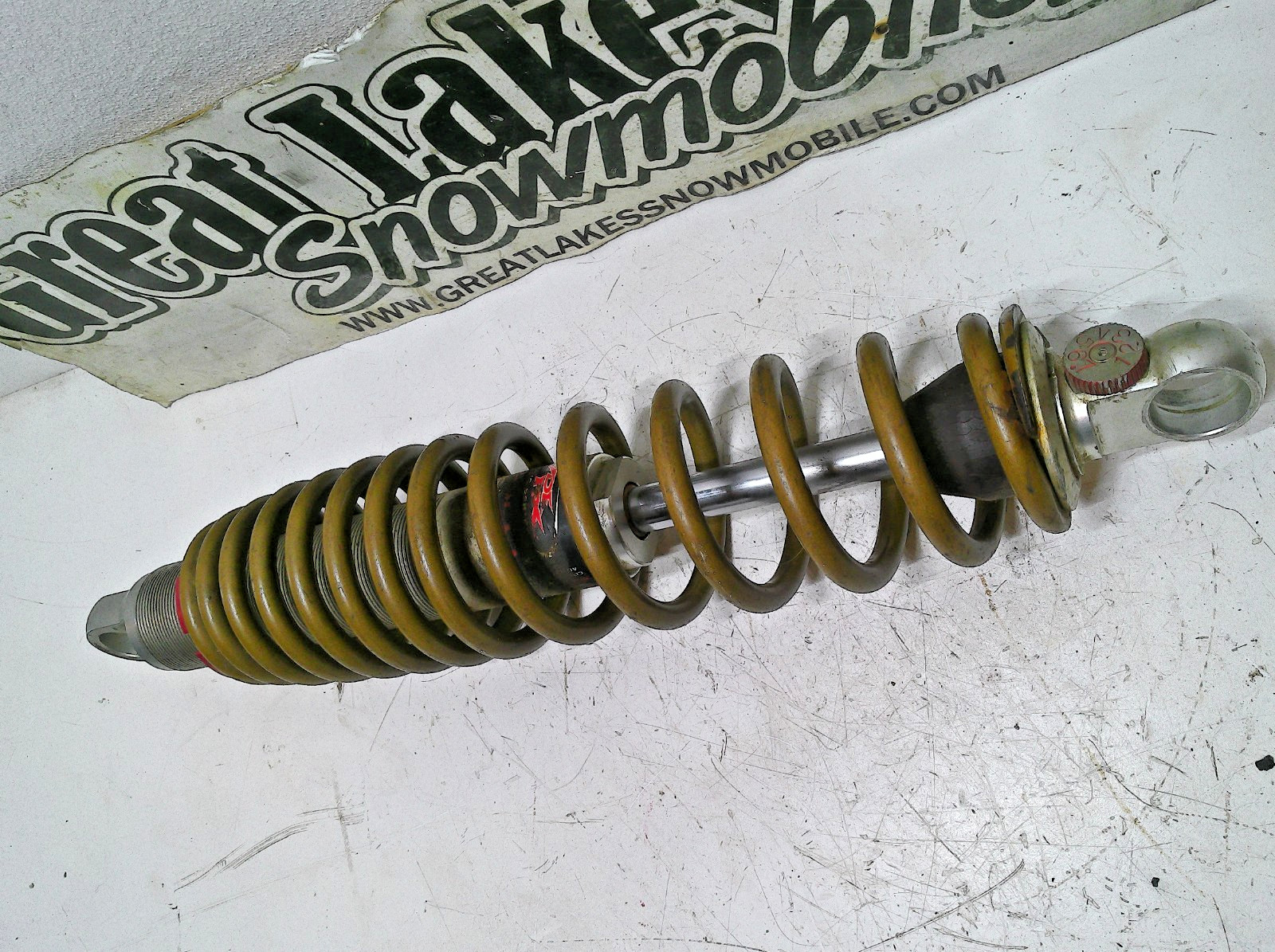 Polaris Snowmobile 16.25″ Ryde FX Clicker Front Shock Needs Rebuild Pro X 440 XR