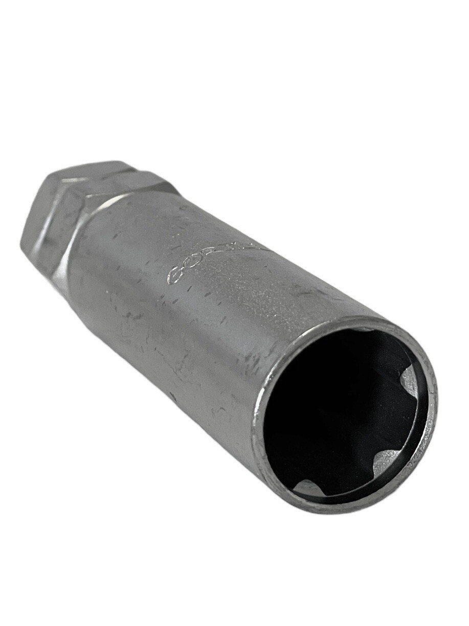 Gorilla 1378SD Key Large Diameter Duplex 6 Spline Tuner Wheel Lock Socket 14mm