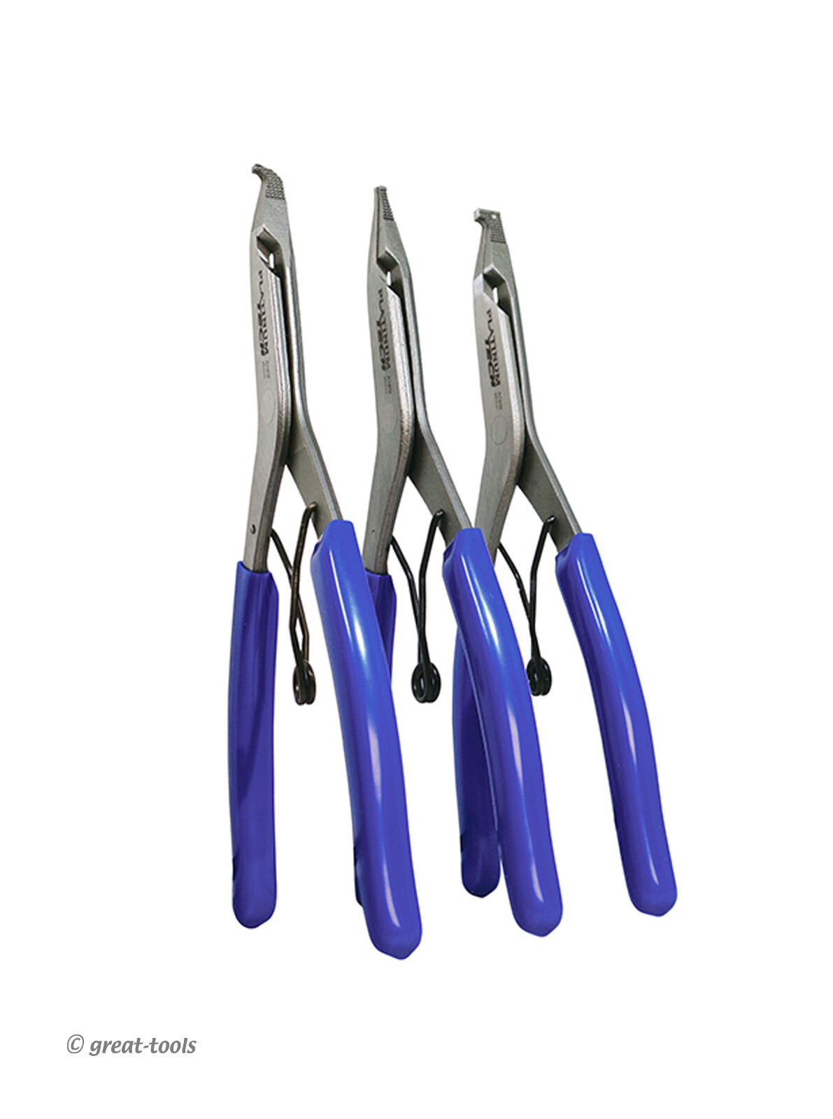 3-PC LOCK RING PLIERS SET – Made in the USA – automotive hand tools – snap rings