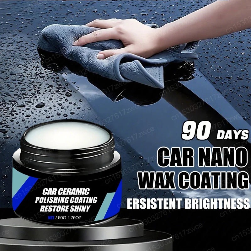 Black Car Wax Ceramic Coating Scratch Repair Polish Paint Protection Gloss Shine