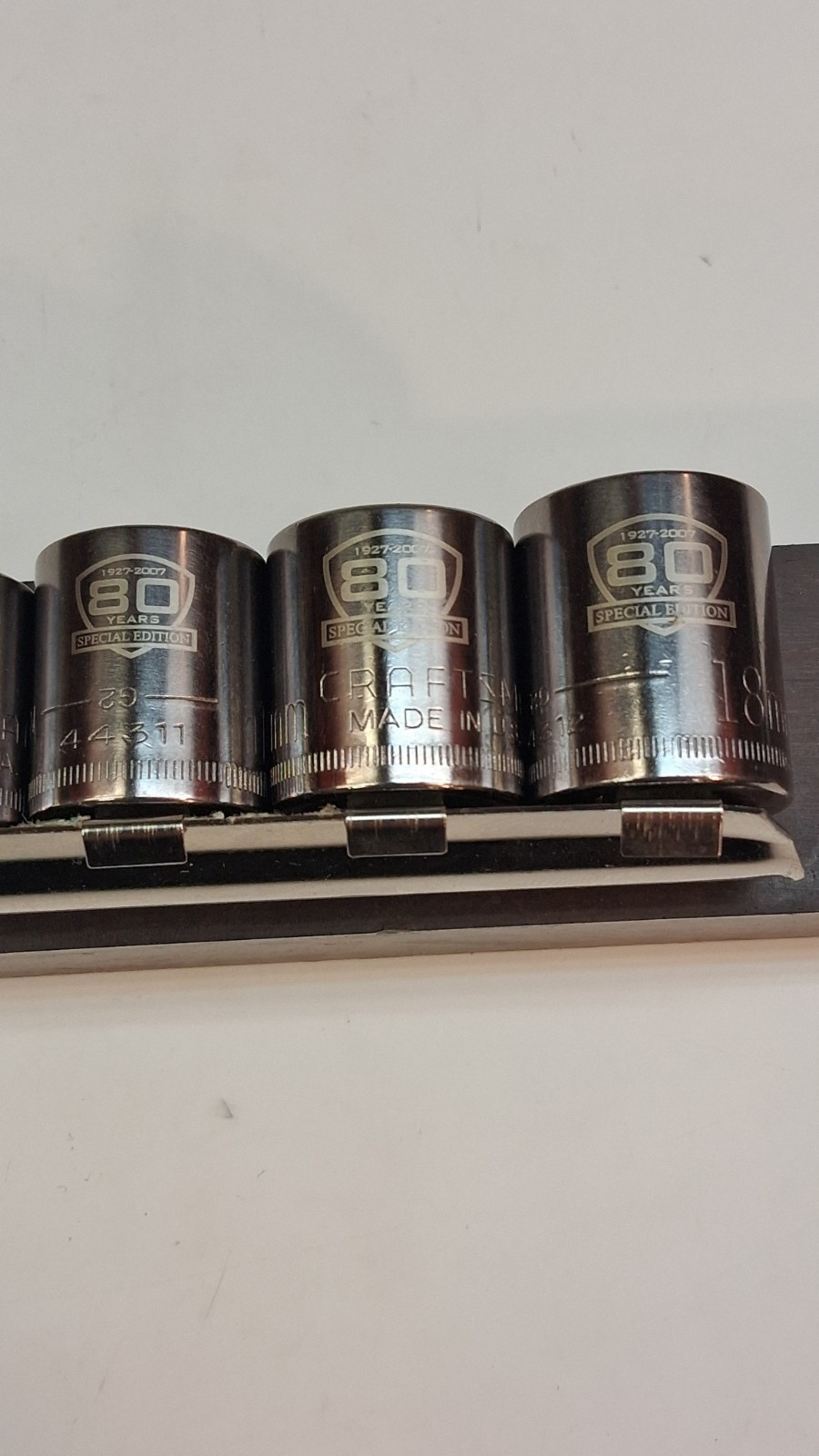 NOS CRAFTSMAN “80 YEARS” SPECIAL EDITION 36 PIECE METRIC/SAE SOCKET SET *USA*