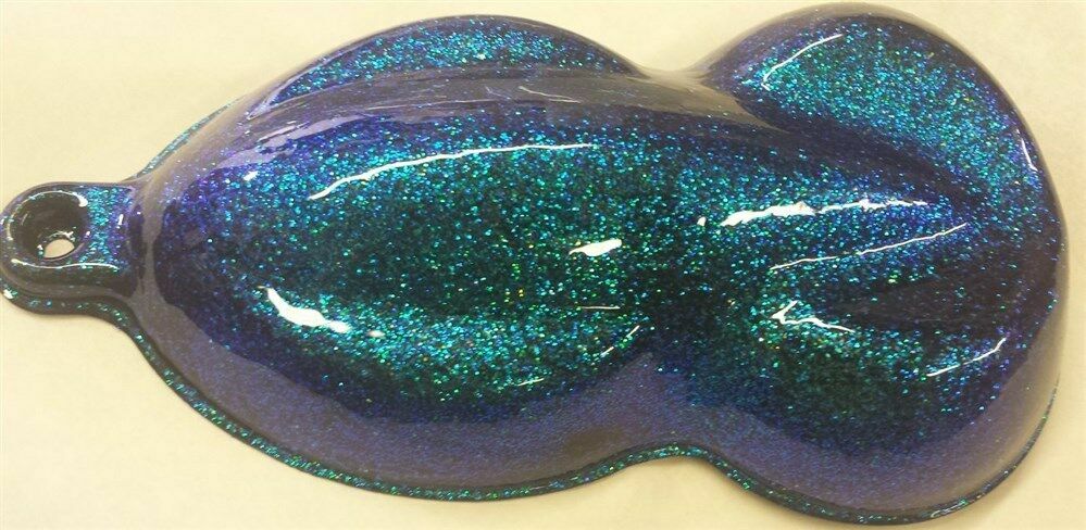 Extreme Blue Color Shifting Metal Flake Glitter 0.015 .015 Epoxy Hot Rod Tumbler