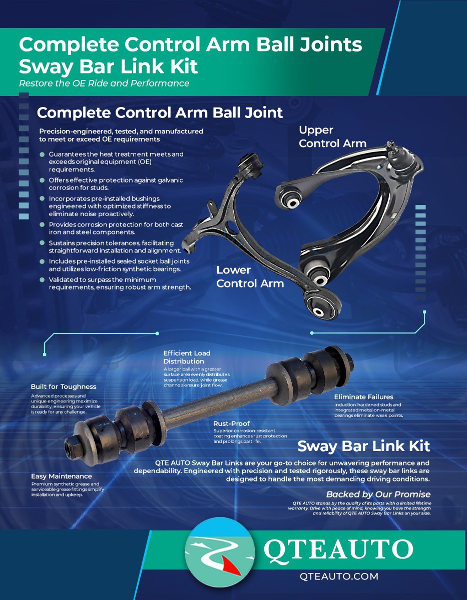 Front Left Lower Control Arm Ball Joint For 2004-2011 Ford Focus