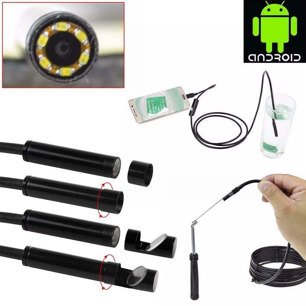 Waterproof Endoscope Inspection Camera for Android Mobile Phones Car Samsung LG