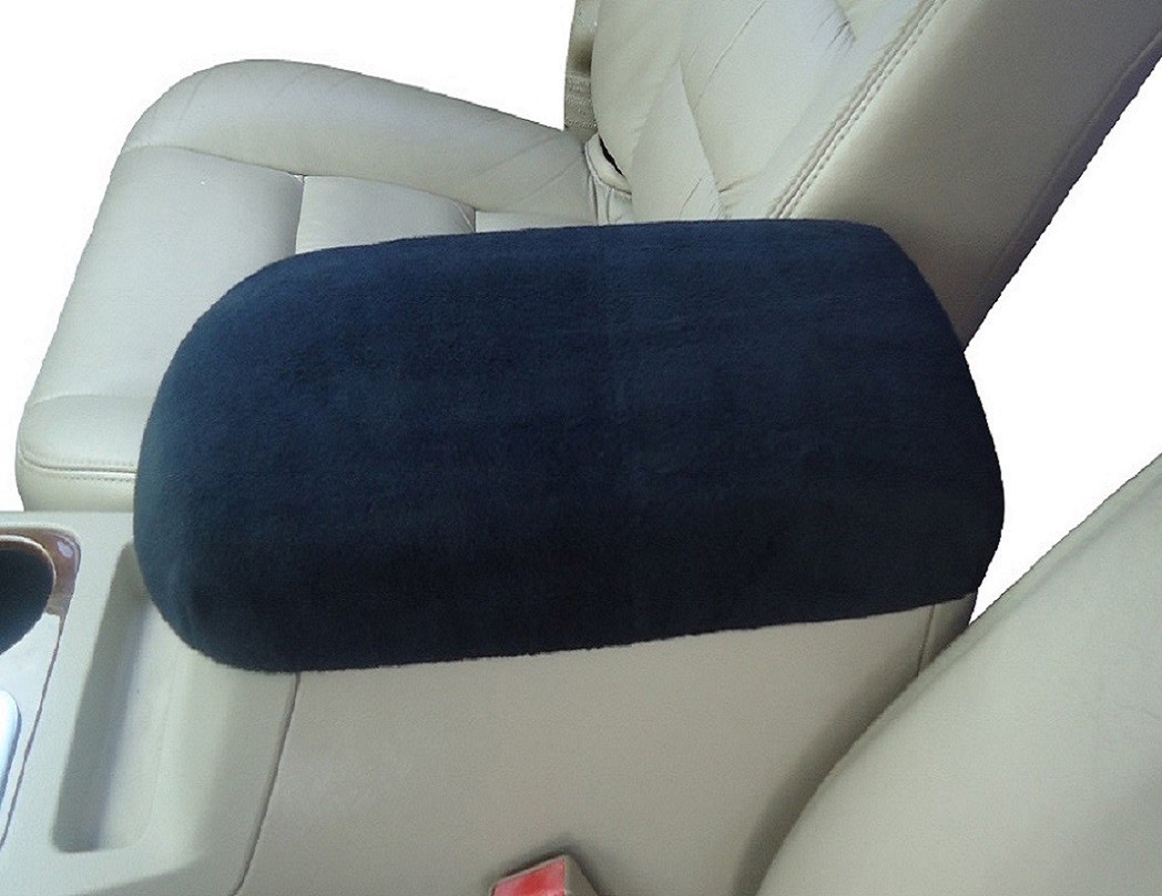 Auto Center Armrest Cover (Center Console Lid Cover) F4 Black