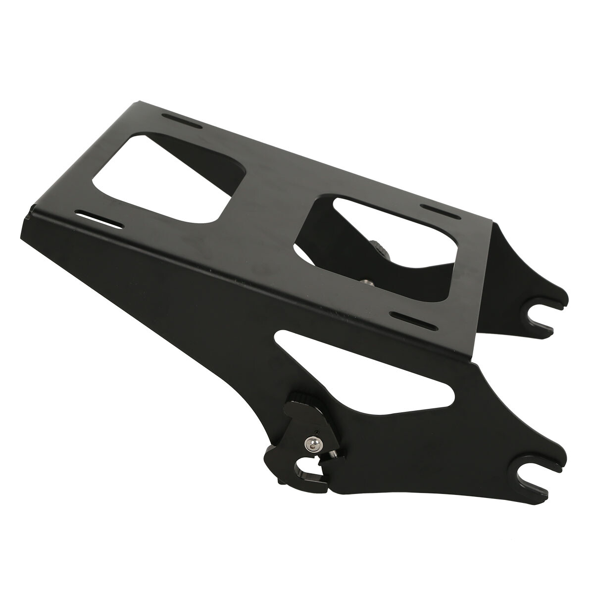 Chopped Trunk Pad Mount Rack Base Plate For Harley Davidson Touring Glide 14-25