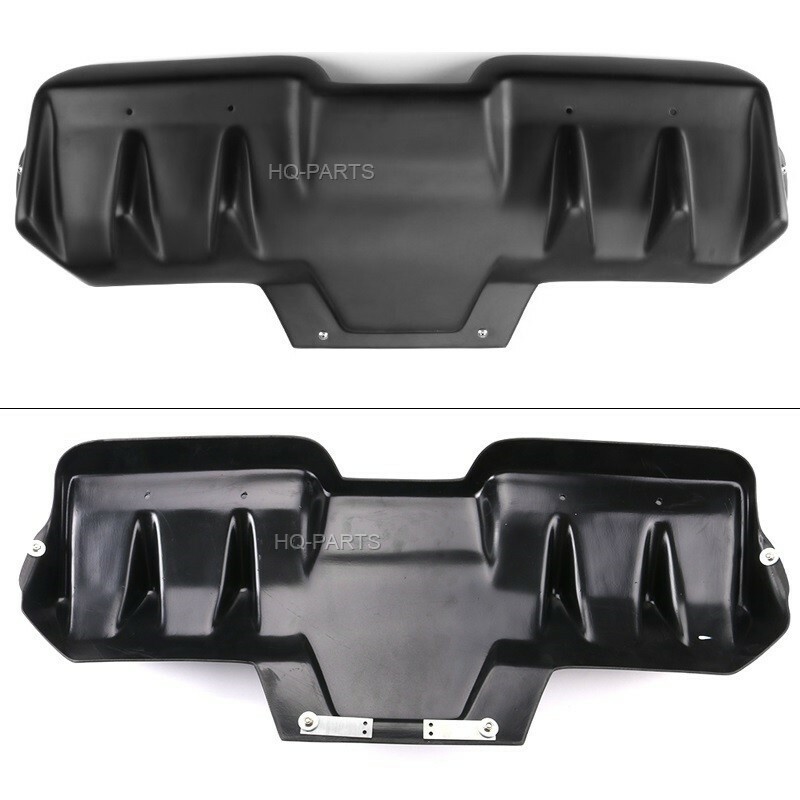 For 15-21 WRX STI Rear Bumper Lip Diffuser Splitter Matte Black PP