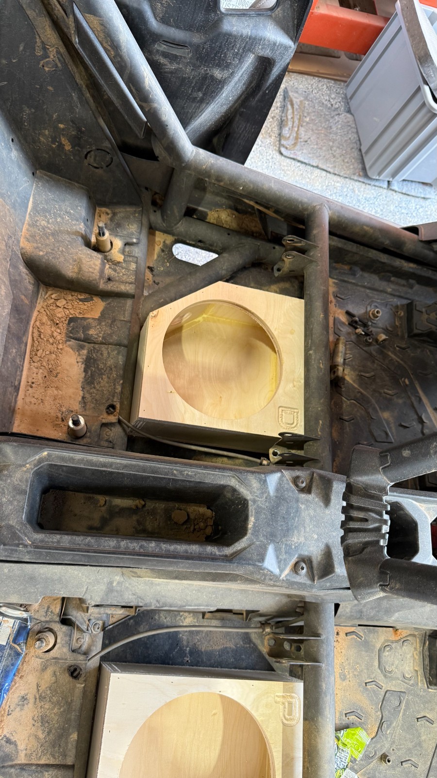 Can Am X3 Sub Box – Sub Woofer Enclosure Maverick X3 Shallow Woofers Rear Seats