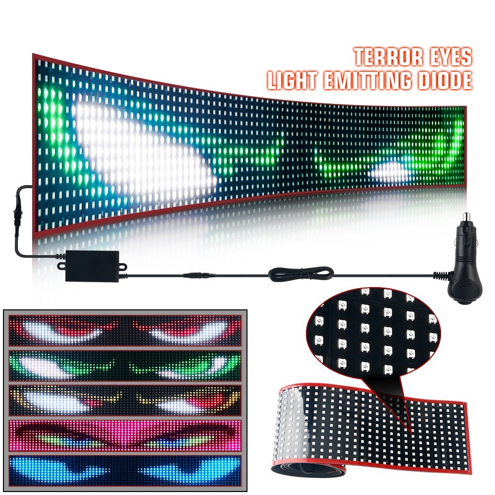 Truck-Specific Devil’s Eye LED-Screen Car Eye Light Truck Dynamic LED Light USA