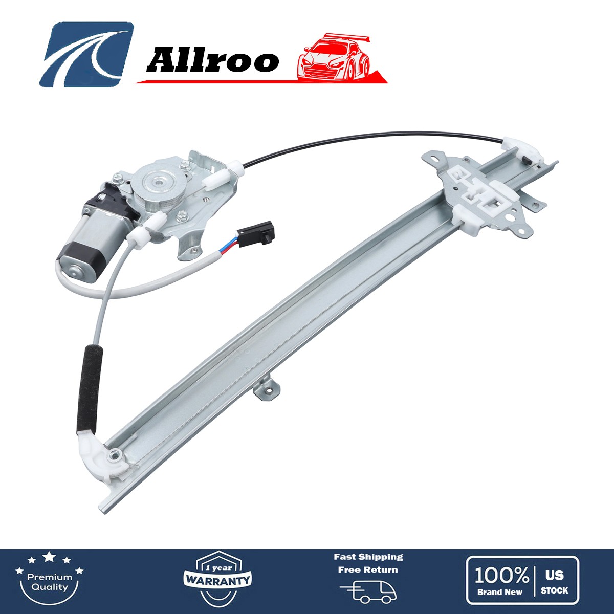 Power Window Regulator W/Motor Front Right For Nissan Pathfinder 1996-98 741-909
