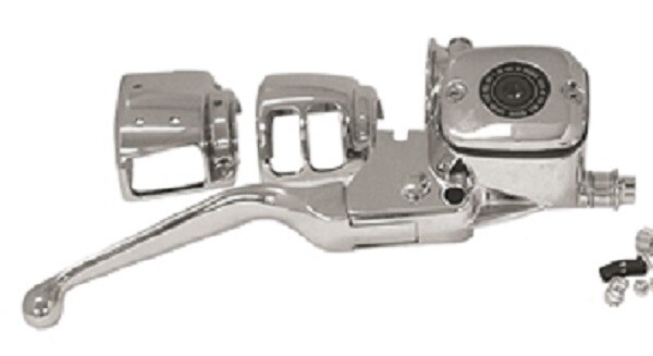 Chrome Front Brake Master Cylinder 11/16″ Dual Disc 96-06 Harley 45013-96 45264