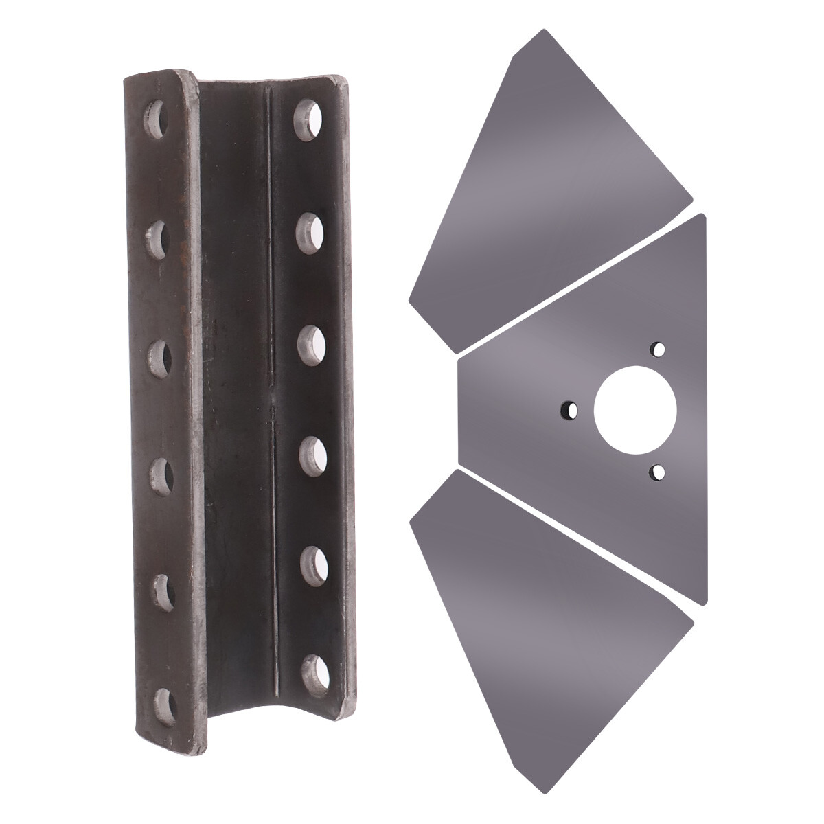 14000 lbs A-Frames Vertical Channel Weld On Tongue Adapter for Trailer