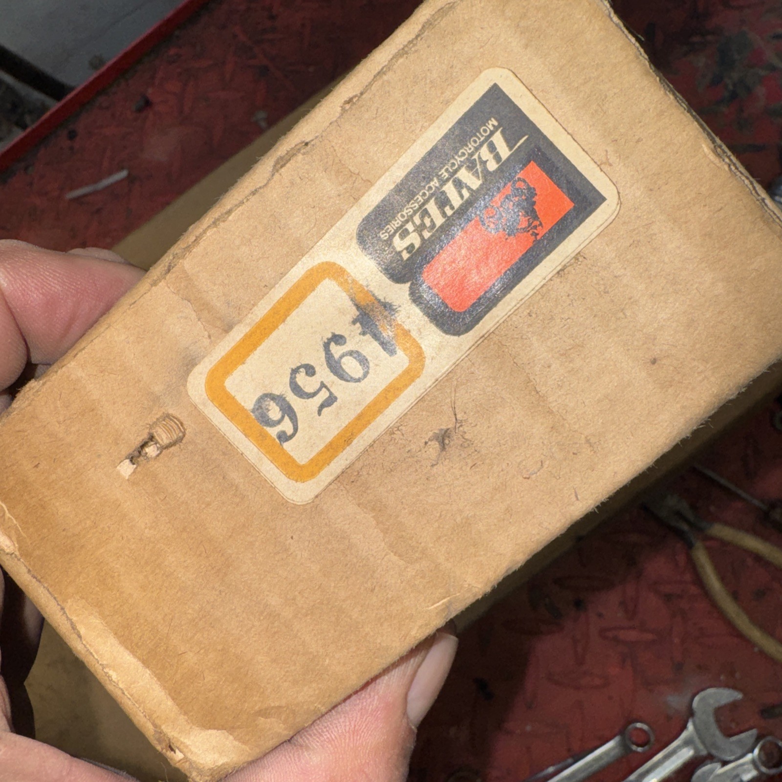 Vintage NOS BATES Chopper Bobber Solo Seat Mount Bracket Harley TRIUMPH NIB