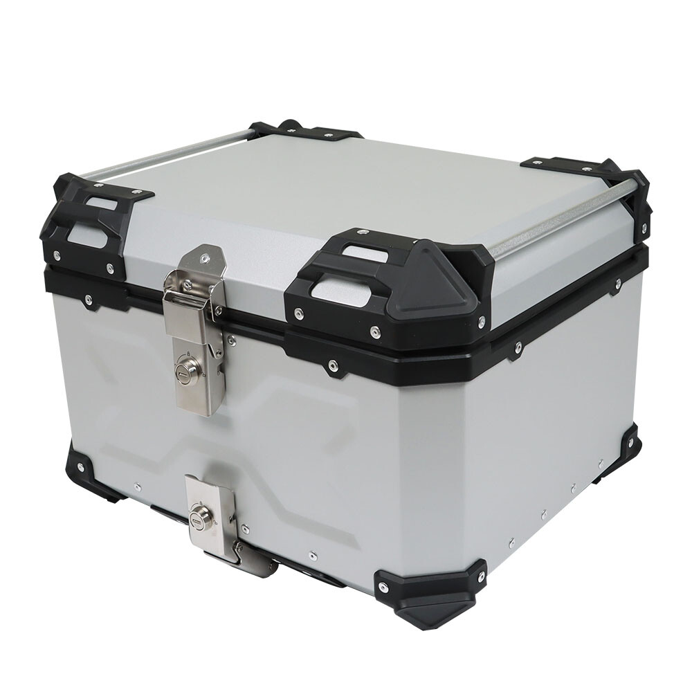 22L/45L/55L/65L Aluminum Motorcycle Trunk Tour Tail Box Luggage Storage Top Case