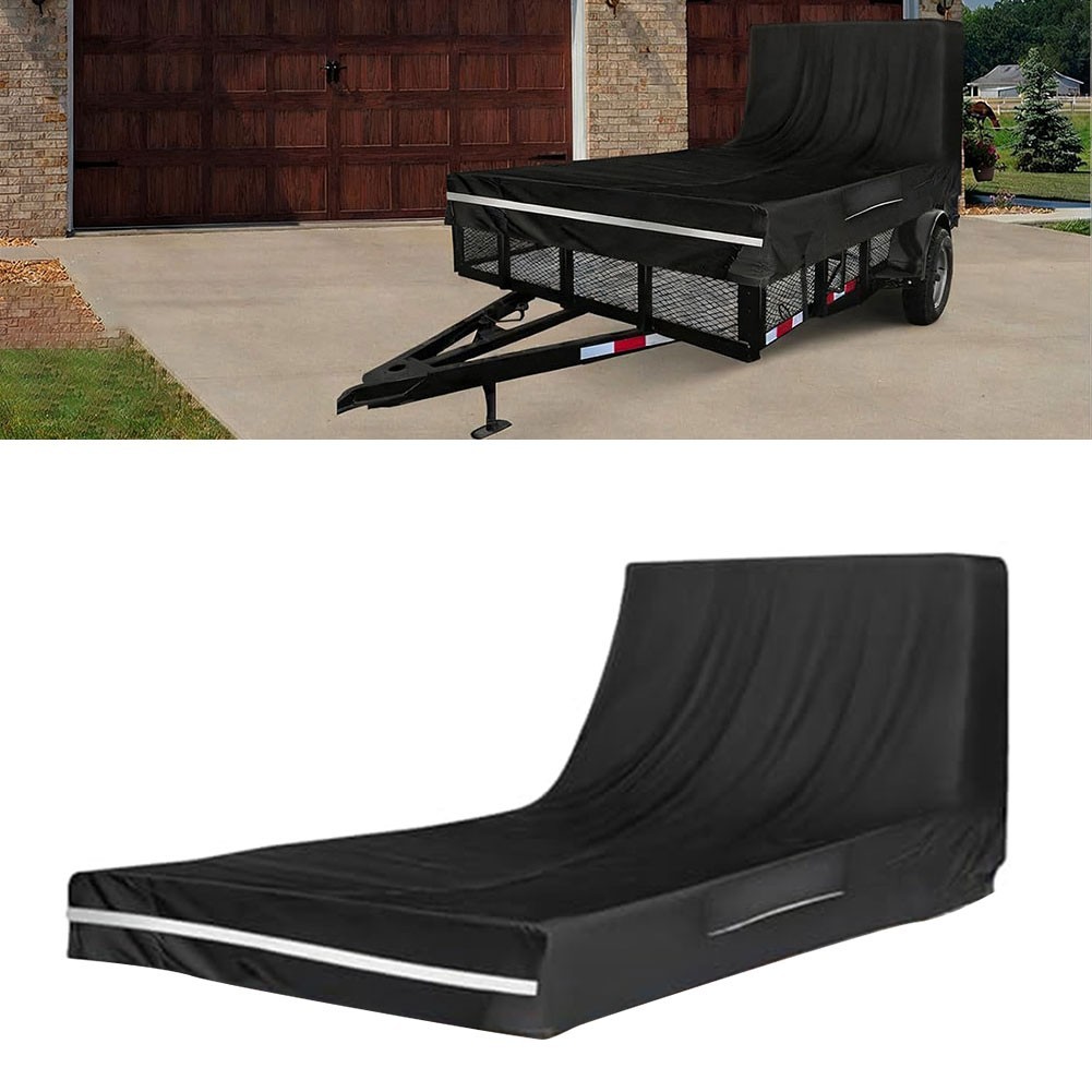 210D Oxford Fabric Tipper Trailer Cover Tarpaulin Rear View/Ramp Door