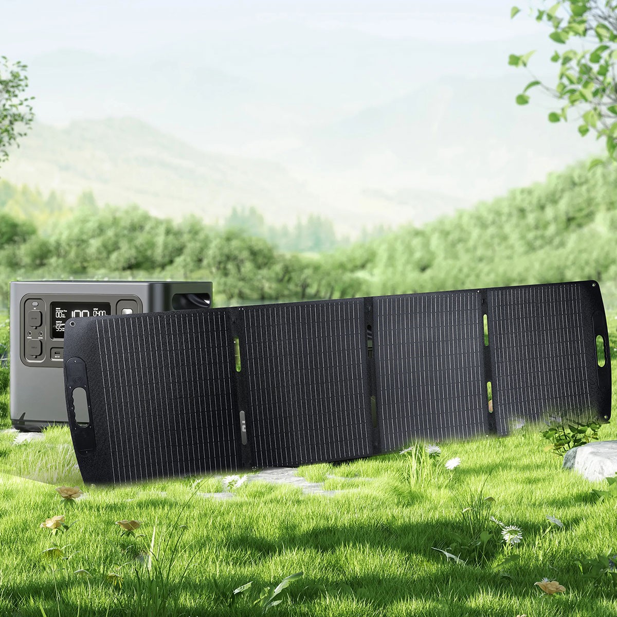 NEW IP65 Solar Panel Portable & Foldable 100W/200W/400W for RV Camping Home