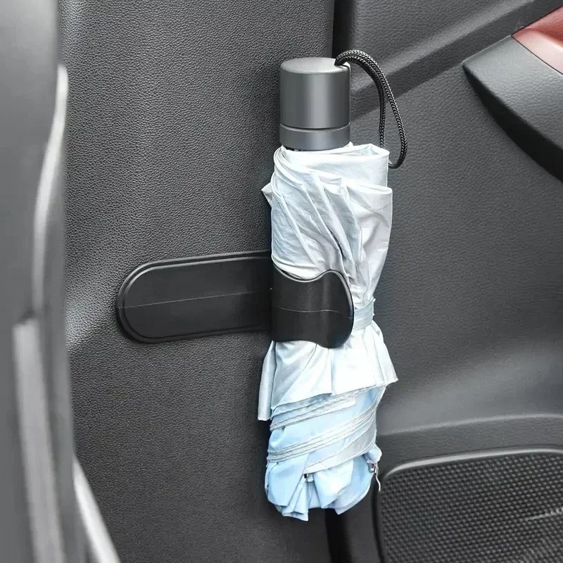 Car Umbrella Holder Hook 2pcs Universal Trunk Storage Clip Strong Adhesive Auto