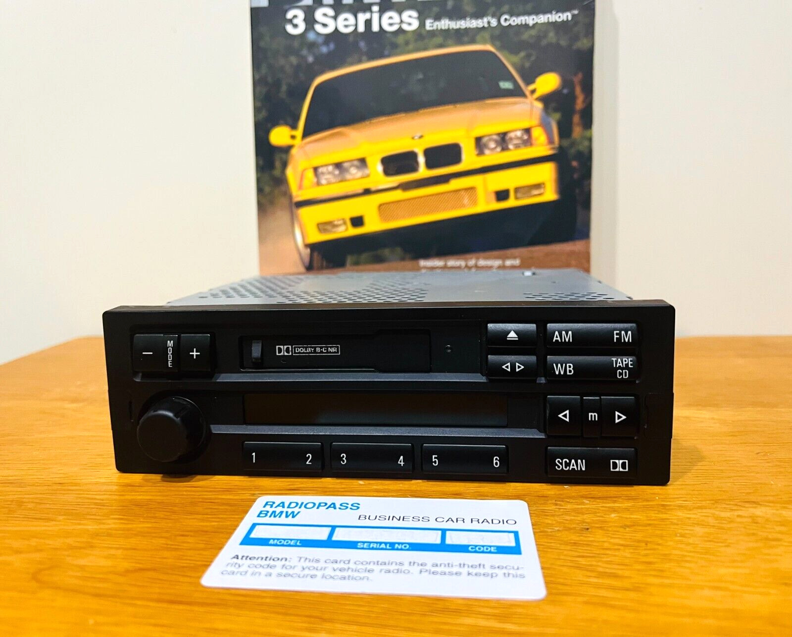 BMW C33 BLUETOOTH RADIO STEREO E36 328 E30 E31 E34 540 840 M3 Z3 CODE PORTUGAL