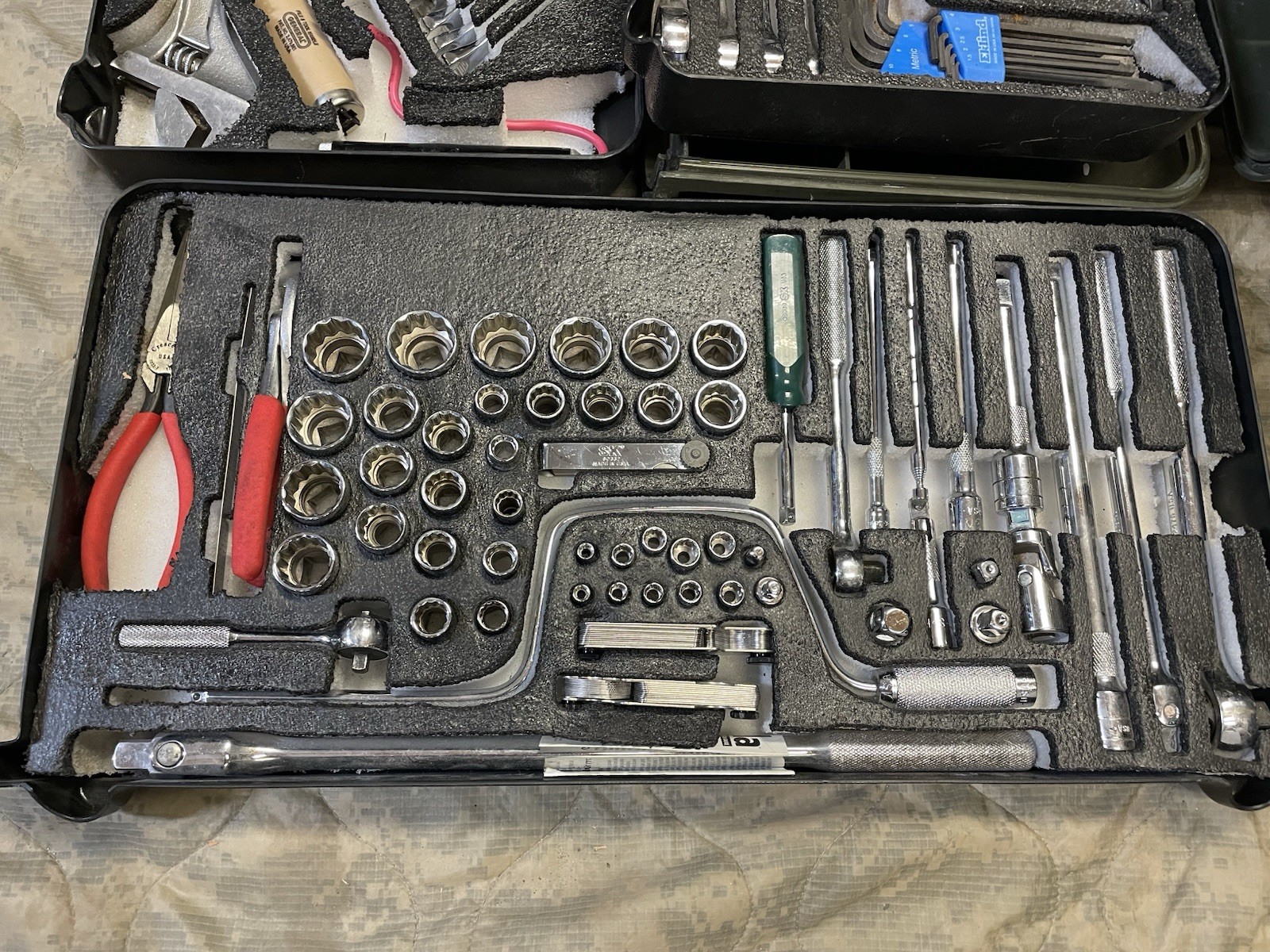Military General Mechanic Tool Kit GMTK SK Socket Wrench Sets Crescent and More
