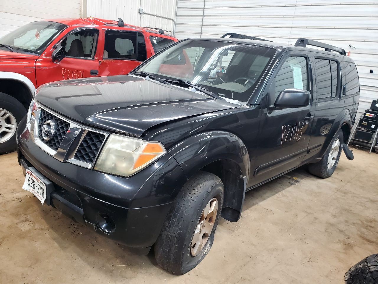 Driver Side View Mirror Power Black Textured Fits 05-21 FRONTIER 1822165 Exterio