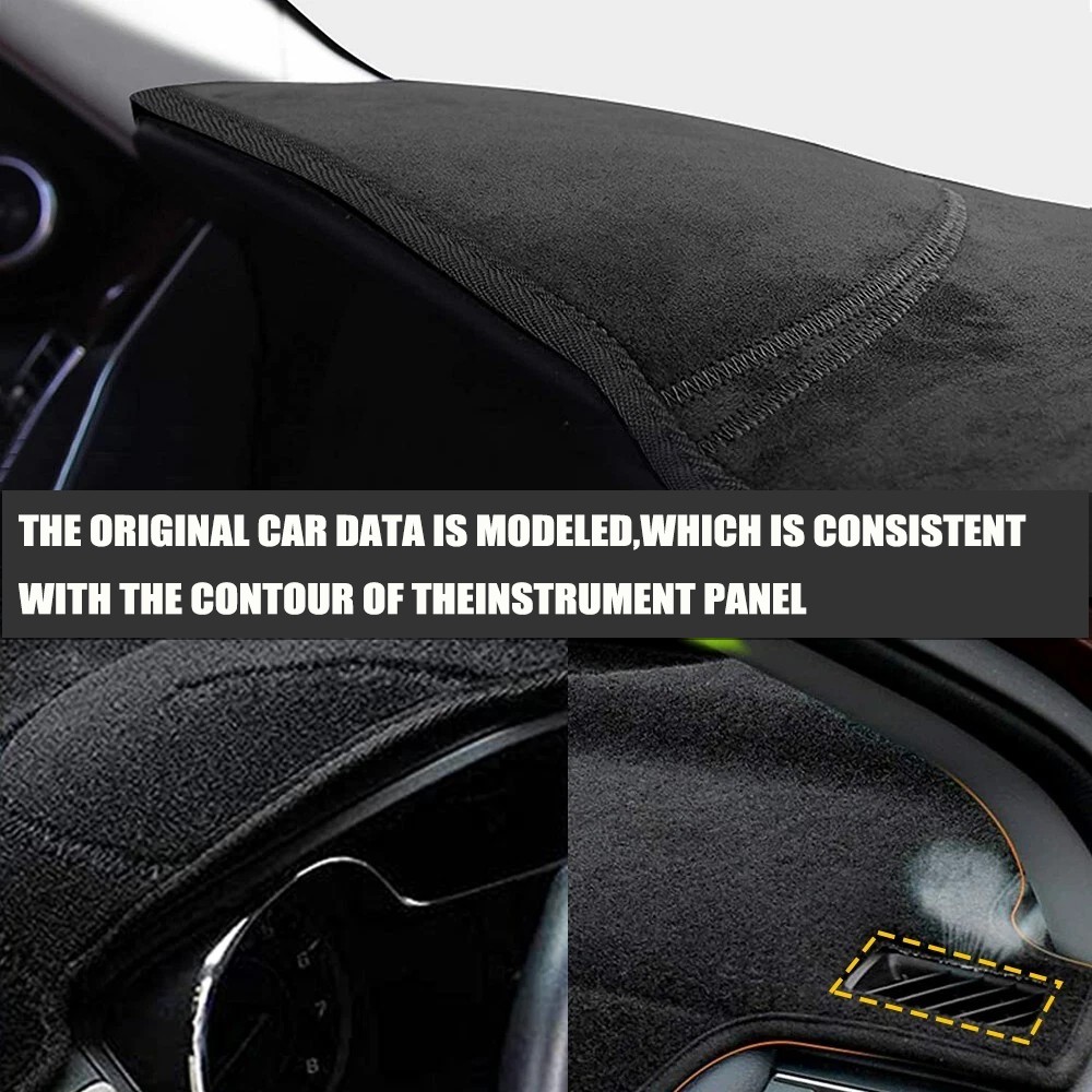 Dash Mat Sun Mat Pad For 07-14 Chevy Silverado Tahoe Dashboard Cover Protector