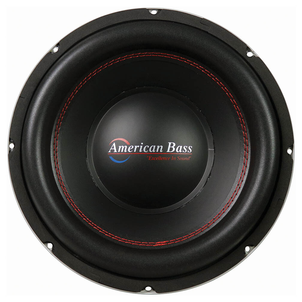 AMERICAN BASS TITAN 10” 600W/1200W (RMS/MAX) CAR SUBWOOFER 4-OHM DVC SUB WOOFER