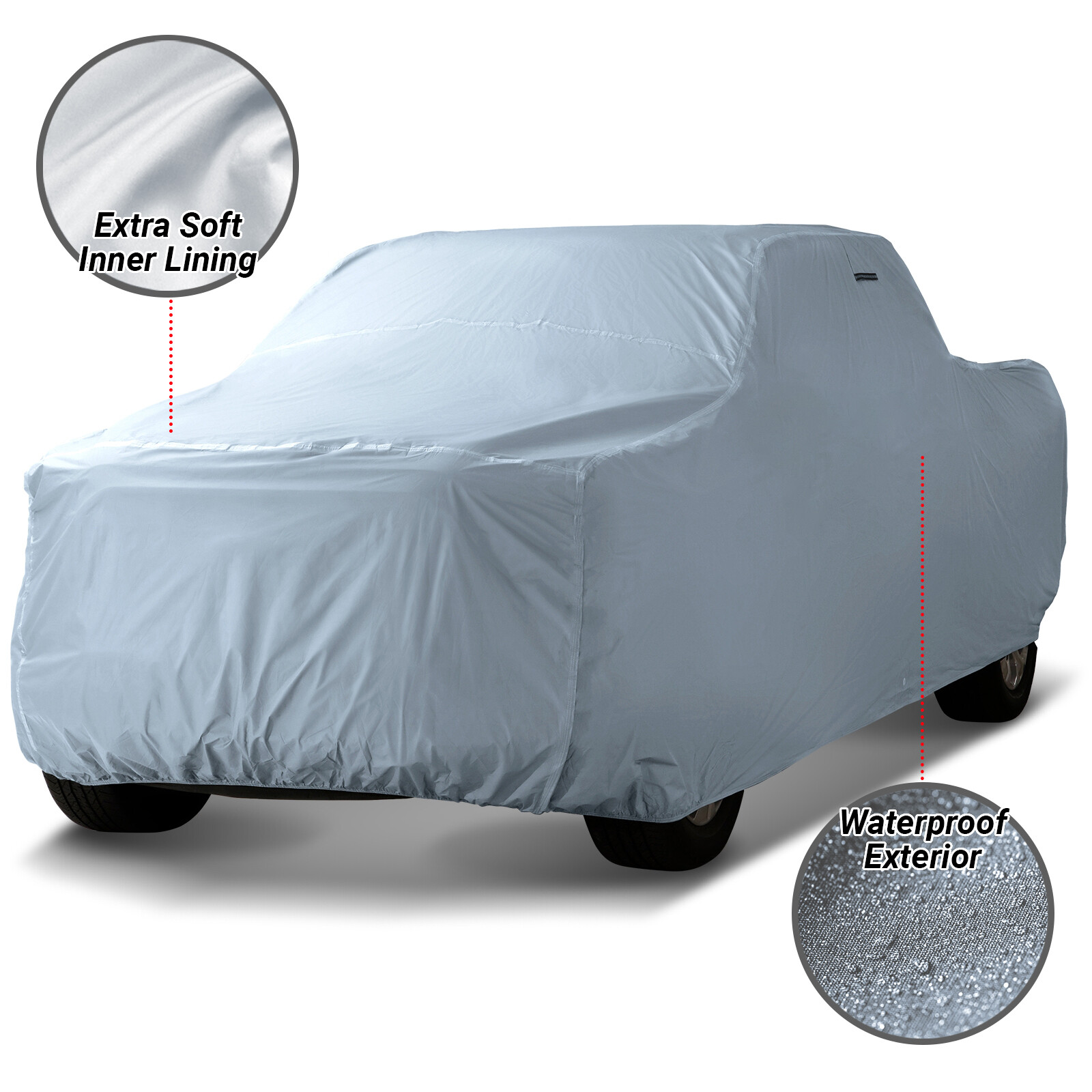 For [Toyota Tacoma] 100% Waterproof / Lifetime Warranty Premium Truck Car Cover