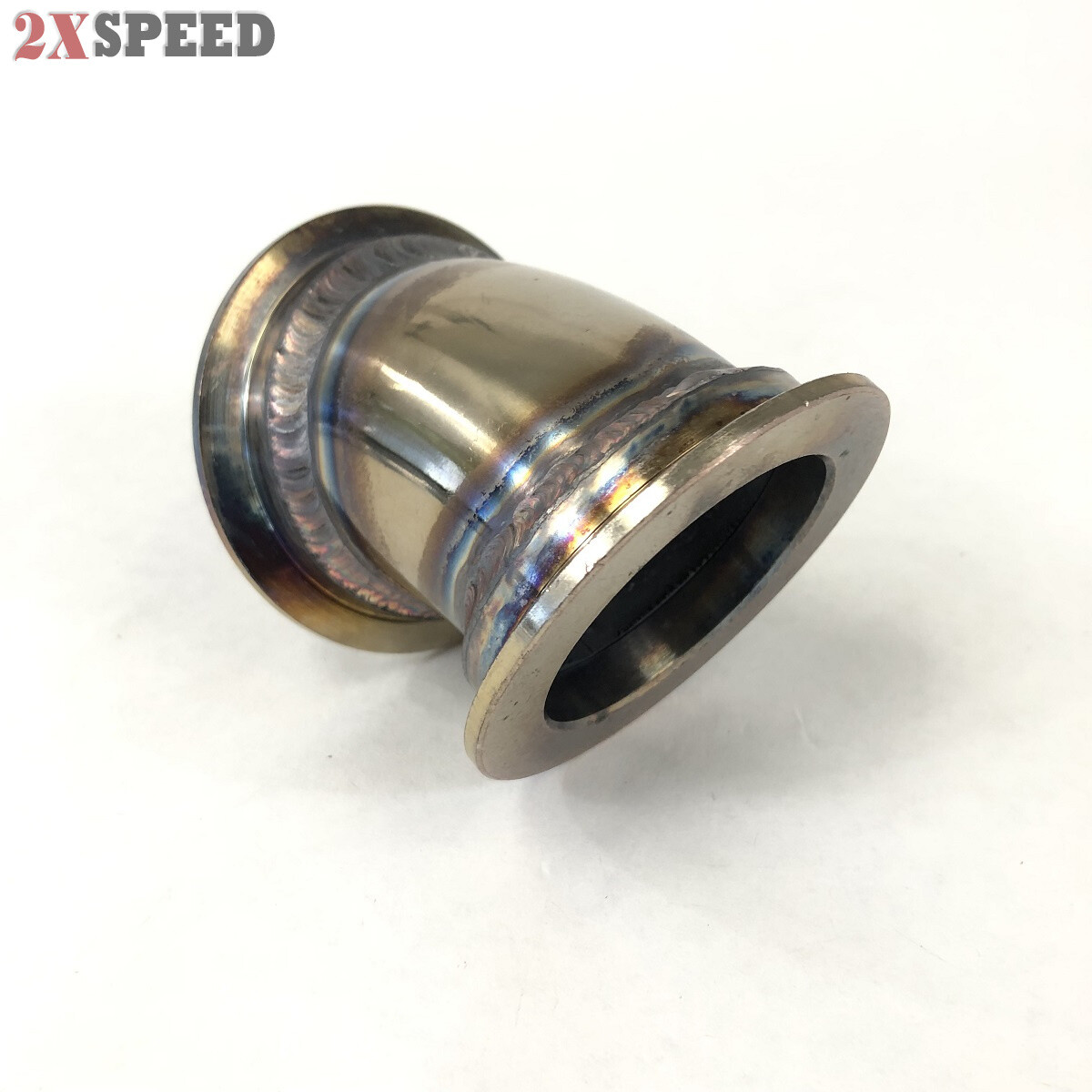 45 Degree Elbow 2″ Conversion Adapter V-band size (1.83″ I.D. 2.75″ O.D.)