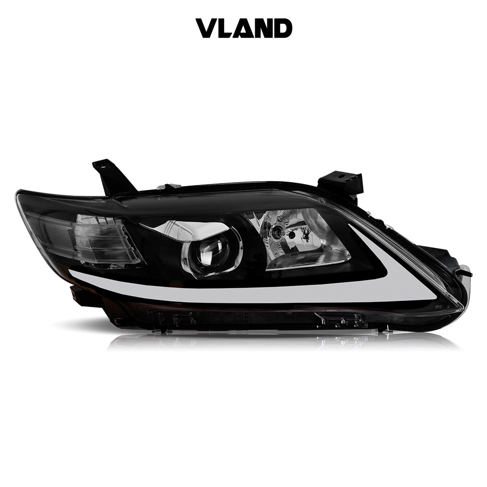 VLAND LED Headlights For 2009-2011 Toyota Camry with Sequential Turn Signal