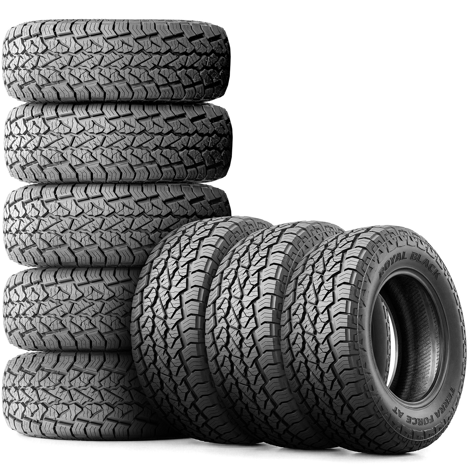 4 Tires Royal Black Terra Force AT 285/45R22 114H XL A/T All Terrain